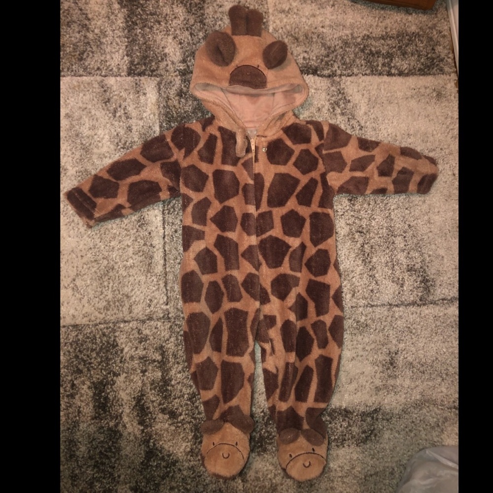 Adorable Giraffe Sweater jumpsuit/costume
